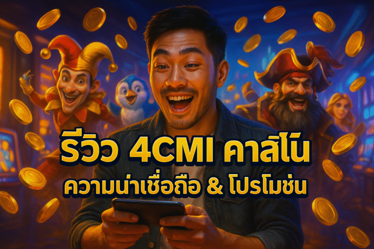 รีวิว 4CMI คาสิโน: ความน่าเชื่อถือ & โปรโมชั่น