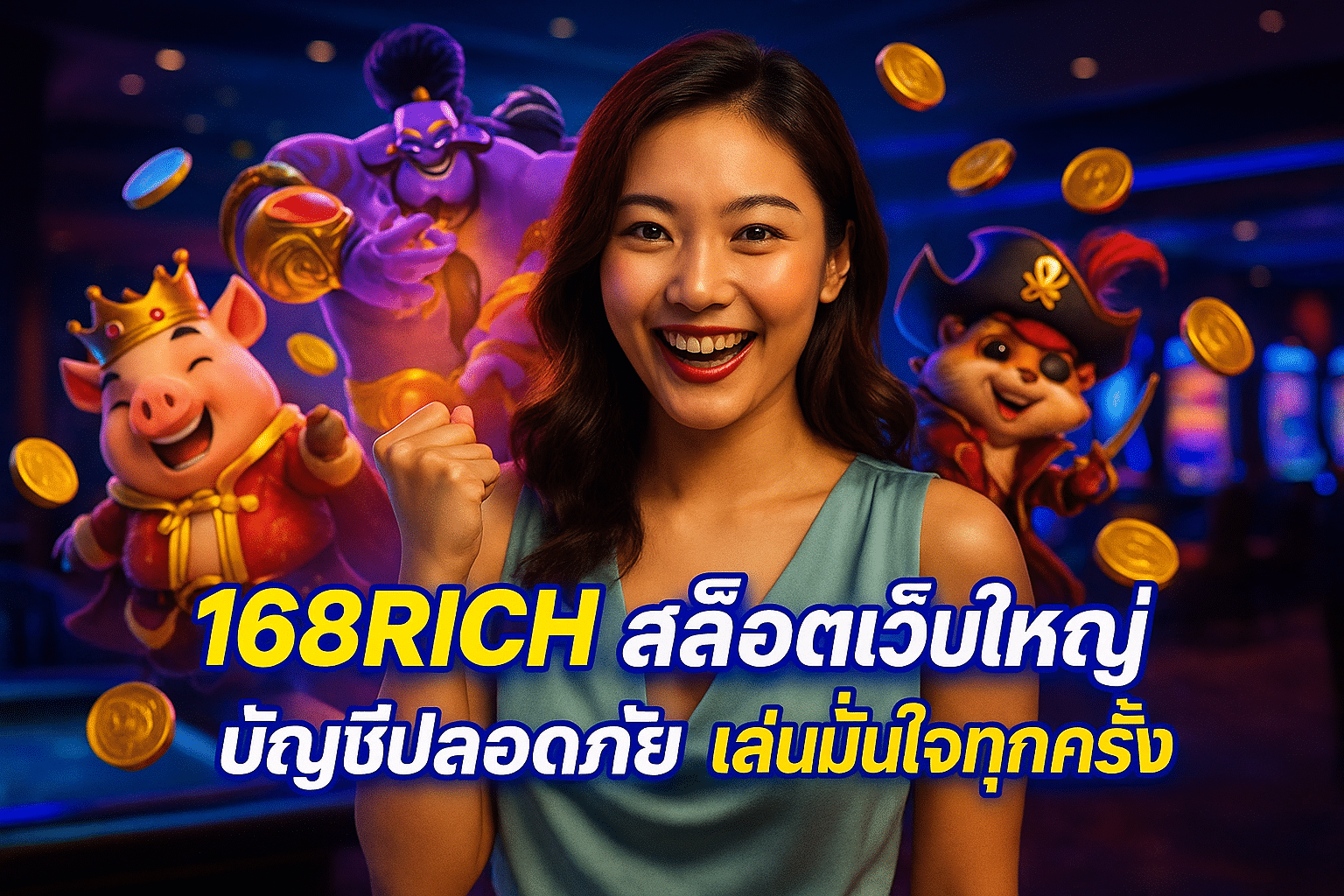 168RICH สล็อตเว็บใหญ่ บัญชีปลอดภัย เล่นมั่นใจทุกครั้ง