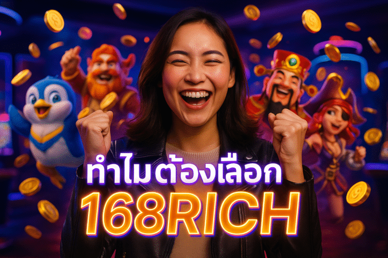ทำไมต้องเลือก 168RICH